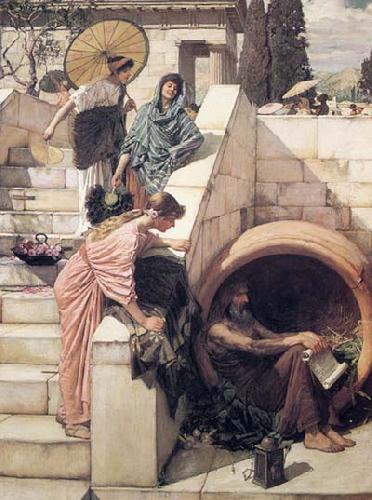 John William Waterhouse Diogenes China oil painting art